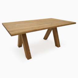 Syver Dining Table - Live Edge Dining Table 200x100cm Brushed Oak / Hesse Dark Oil - 200cm - thumbnail 7