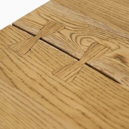 Syver Dining Table - Live Edge Dining Table 200x100cm Brushed Oak / Hesse Dark Oil - 200cm - thumbnail 6