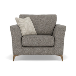 Chilton Armchair - Chair Fabric - Smoke Feet / Barley Charcoal - thumbnail 1