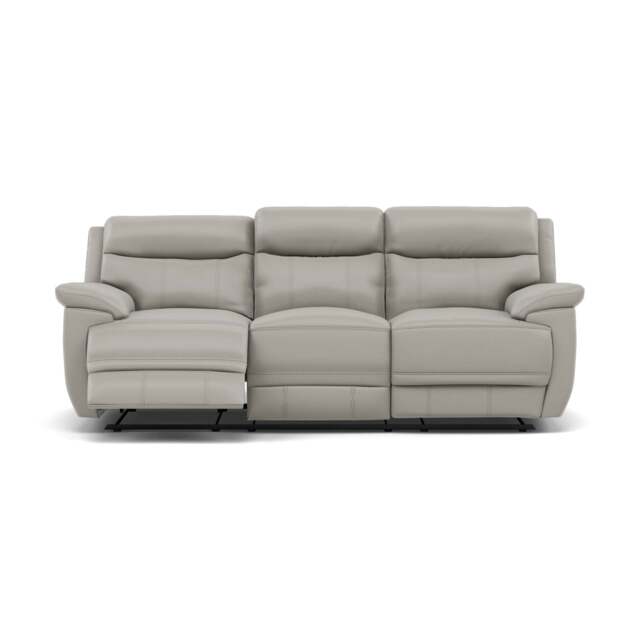 Tranquil 3 Seater Recliner Sofa - 3 Seater Sofa 2 Manual Recliners Cat BX - Manual Recliner - BXS-251E GREY - image 1