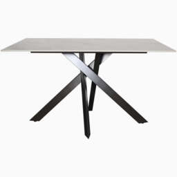 Avalon Compact Dining Table - Compact Dining Table 135cm Sintered Stone / Satin Grey - thumbnail 1