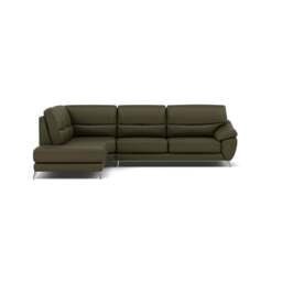 Bolero Corner Sofa - Combination 1 2 Piece Corner Left Terminal Cat 20S - Left Hand Facing - NWS-548E DARK OLIVE - thumbnail 1