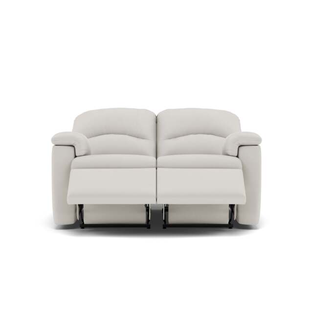 G Plan Chloe 2 Seater Recliner Sofa - 2 Seater Power Recliner Sofa Double Grade L - Power Recliner - L840 Cambridge Chalk - image 1