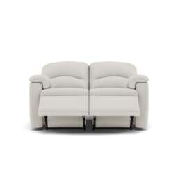 G Plan Chloe 2 Seater Recliner Sofa - 2 Seater Power Recliner Sofa Double Grade L - Power Recliner - L840 Cambridge Chalk - thumbnail 1