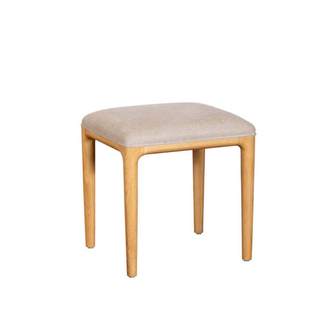 G Plan Winchester Upholstered Stool - Upholstered Stool Light Oak - image 1