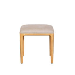 G Plan Winchester Upholstered Stool - Upholstered Stool Light Oak - thumbnail 3