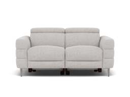 Hoy 2 Seater Sofa - 2 Str Static W/Manual Headrest Fabric - KB-1280-UK Darwin Silver