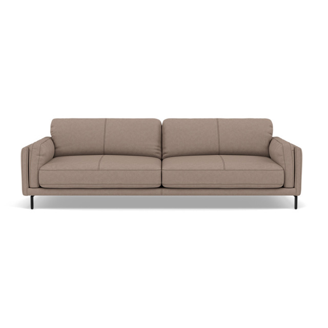 Morris 3 Seater Sofa - 2.5 Seater Sofa Fabric - BFA-BLJ-946 SILVER GREY - image 1