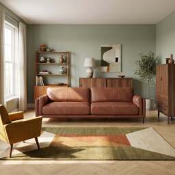 Morris 3 Seater Sofa - 2.5 Seater Sofa Fabric - BFA-BLJ-946 SILVER GREY - thumbnail 2