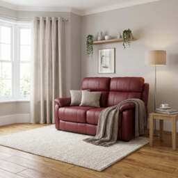 Fara 2 Seater Sofa - 2 Seater Cat 25S - NCS-854C RUSTIC RED - thumbnail 2