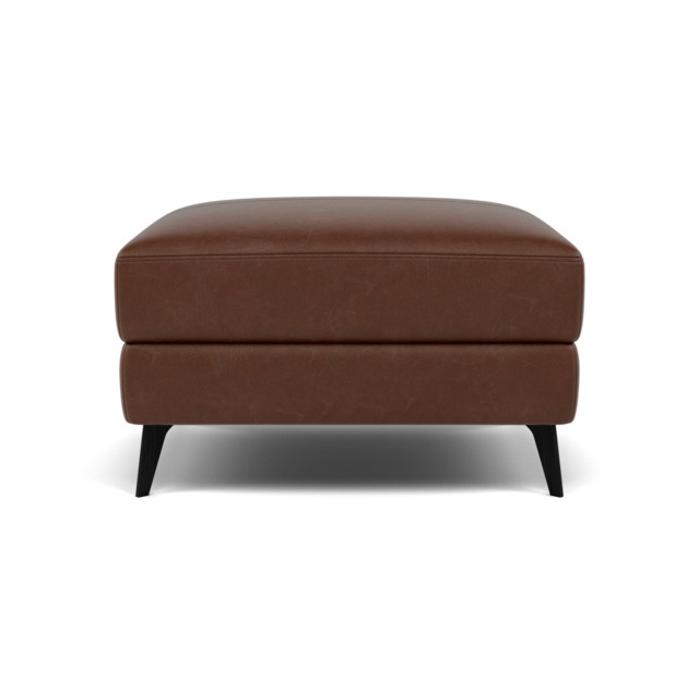 Sparta Footstool - Ottoman Cat M/S - M1595 Monaco Coffee - image 1