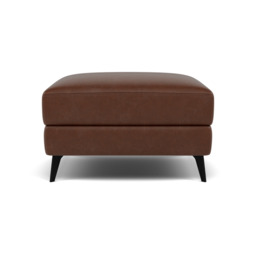 Sparta Footstool - Ottoman Cat M/S - M1595 Monaco Coffee - thumbnail 1