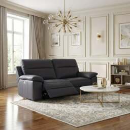Nicoletti Vivaldi II 3 Seater Recliner Sofa - 3 Seater Double Power Recliner CB Torello - Power Recliner - Torello PS Tortora 328 - thumbnail 2