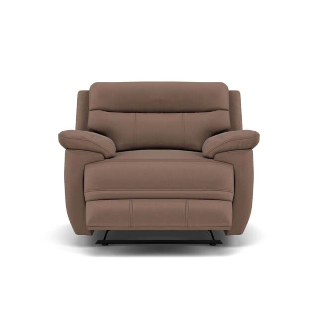 Tranquil Recliner Armchair - Power Recliner Chair Fabric - Power Recliner with USB - BFA-MAD-05 DARK TAUPE - image 1