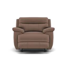 Tranquil Recliner Armchair - Power Recliner Chair Fabric - Power Recliner with USB - BFA-MAD-05 DARK TAUPE