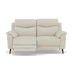 Revel 2 Seater Recliner Sofa - 2 Seater Sofa with 2 Power Recliners Fabric - Power Recliner with USB - BFA-MAD-05 DARK TAUPE