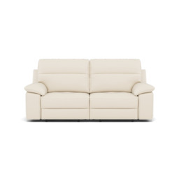 Nicoletti Vivaldi II 3 Seater Recliner Sofa - 3 Seater Double Power Recliner CB Torello - Power Recliner - Torello PS Bianco 93 - thumbnail 1