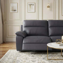 Nicoletti Vivaldi II 3 Seater Recliner Sofa - 3 Seater Double Power Recliner CB Torello - Power Recliner - Torello PS Bianco 93 - thumbnail 4