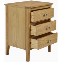 Bexley Bedside - Bedside Chest Oak - thumbnail 4