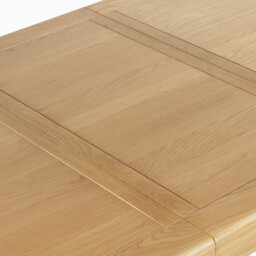 Navarre Cross Leg Extending Dining Table - Cross Leg Ext Dining Table Oak / Oak Veneer - thumbnail 4