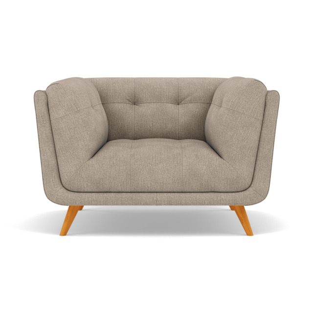 Siena Armchair - Armchair F8 + Cat 60 - Darwin Mink 50366+Cat 60/06 - image 1