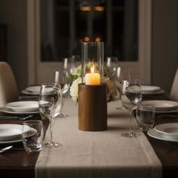 DISC Hampstead Hurricane Medium Candle Holder - thumbnail 1