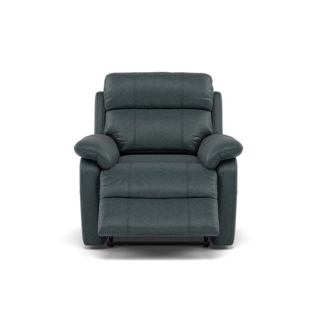 Fara Recliner Armchair - Power Recliner Armchair Fabric - Power Recliner with USB - BFA-BLJ-2047 LAKE GREEN - image 1