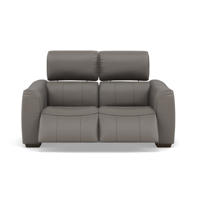Beck 2 Seater Recliner Sofa - 2 Seater Sofa with 2 Power Recliners Cat 20S - Power Recliner with USB - NWS-042E ELEPHANT - image 1