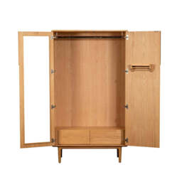 G Plan Winchester Double Wardrobe - Double Wardrobe Light Oak - thumbnail 4