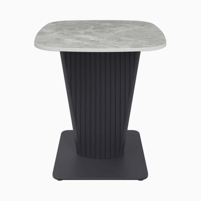 Celestia Side Table Light Grey - Side Table Light Grey Ceramic - image 1