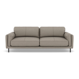 Morris 3 Seater Small Sofa - 2.5 Seater Sofa Compact Cat 25 - NC-722A TAUPE - thumbnail 1