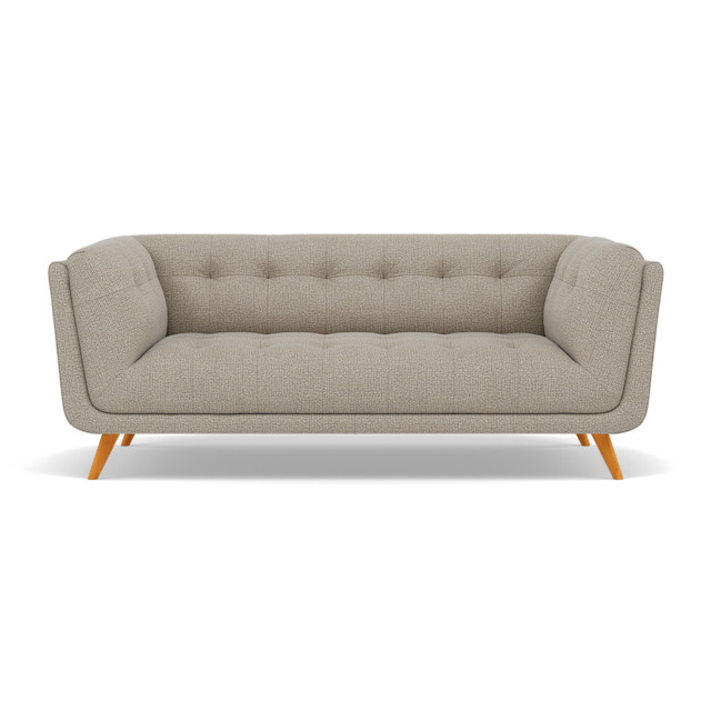Siena 2 Seater Sofa - 2 Seater Sofa F8 - Hopsack Linen 70004 - image 1