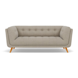 Siena 2 Seater Sofa - 2 Seater Sofa F8 - Hopsack Linen 70004