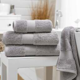 Bliss Grey Towel - Bliss Towel Cloud - Bath