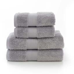 Bliss Grey Towel - Bliss Towel Cloud - Bath - thumbnail 2
