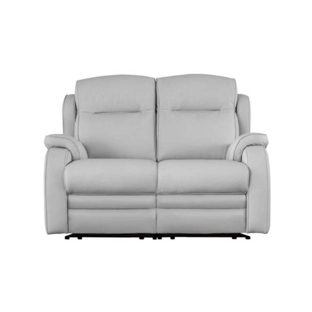 Parker Knoll Boston 2 Seater Recliner Sofa - 2 Seater Reclining Sofa - Single Motor M Grade Leather - Power Recliner with USB - Madri Moss - image 1