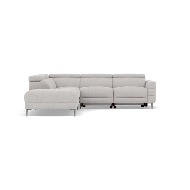 Hoy Corner Sofa - Combination 2 - Right Hand Facing Sofa Corner Group Fabric - Right Hand Facing - KB-1280-UK Darwin Silver - image 1