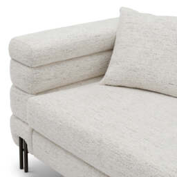 Eichholtz York 2 Seater Sofa Seashell Off-White With Bronze Legs - 2 Seater Sofa Seashell Off-White - thumbnail 8