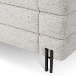 Eichholtz York 2 Seater Sofa Seashell Off-White With Bronze Legs - 2 Seater Sofa Seashell Off-White - thumbnail 7