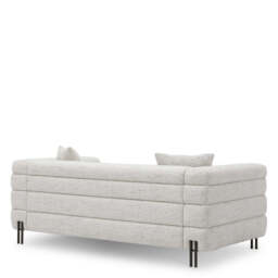 Eichholtz York 2 Seater Sofa Seashell Off-White With Bronze Legs - 2 Seater Sofa Seashell Off-White - thumbnail 4