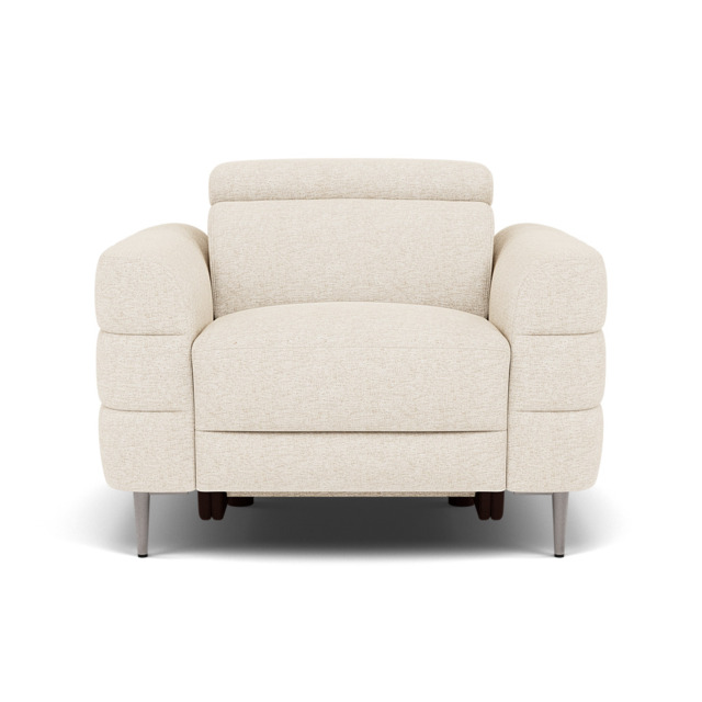 Hoy Armchair - Chair Static W/Manual Headrest Fabric - KB-1285-UK Darwin Ivory - image 1