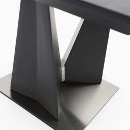 Palermo Side Table - Lamp Table Slate Grey Ceramic / Dark Grey - thumbnail 6