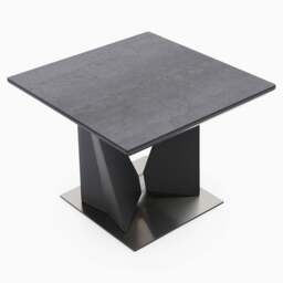 Palermo Side Table - Lamp Table Slate Grey Ceramic / Dark Grey - thumbnail 4