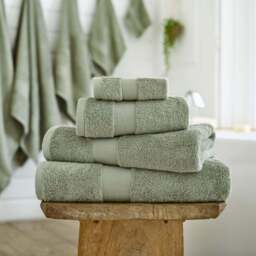 Egyptian Embrace Towel Green - Egyptian Embrace Face Cloth Sage - thumbnail 1