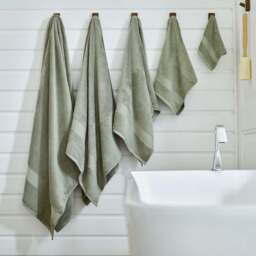 Egyptian Embrace Towel Green - Egyptian Embrace Face Cloth Sage - thumbnail 2