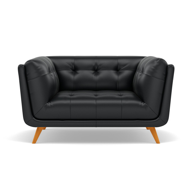 Siena Loveseat - 1.5 Seater Sofa Cat 60 - Cat-60/25 Montana Charcoal - image 1