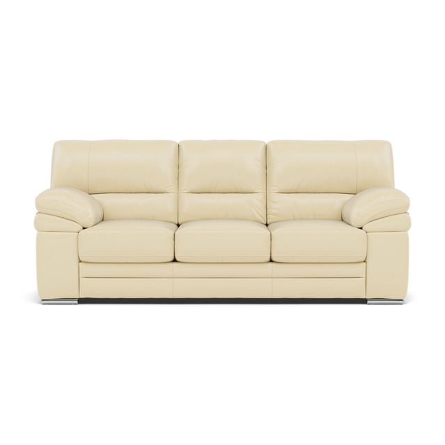 Gino 3 Seater Sofa - 3 Seater Sofa Cat 60 - Cat-60/02 Montana Cool Cream / Metal Feet - image 1