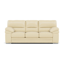 Gino 3 Seater Sofa - 3 Seater Sofa Cat 60 - Cat-60/02 Montana Cool Cream / Metal Feet - thumbnail 1