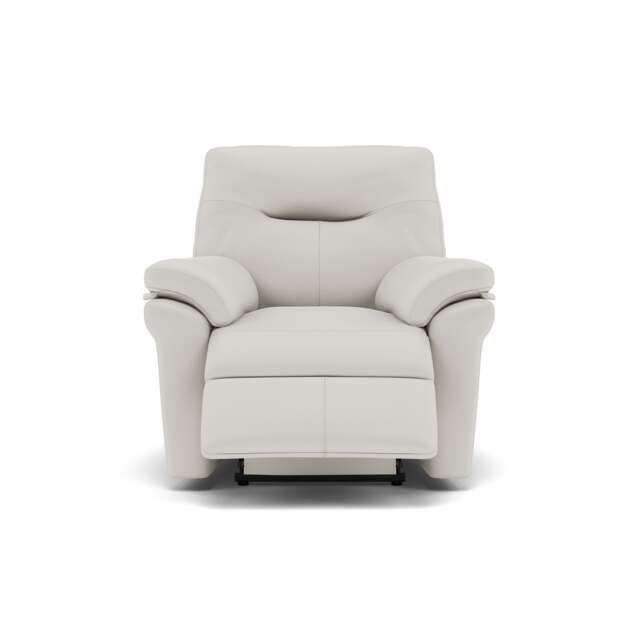 G Plan Seattle Recliner Armchair - Manual Recliner Chair Grade L - Manual Recliner - L840 Cambridge Chalk - image 1