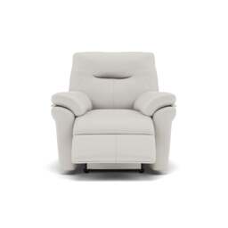 G Plan Seattle Recliner Armchair - Manual Recliner Chair Grade L - Manual Recliner - L840 Cambridge Chalk - thumbnail 1